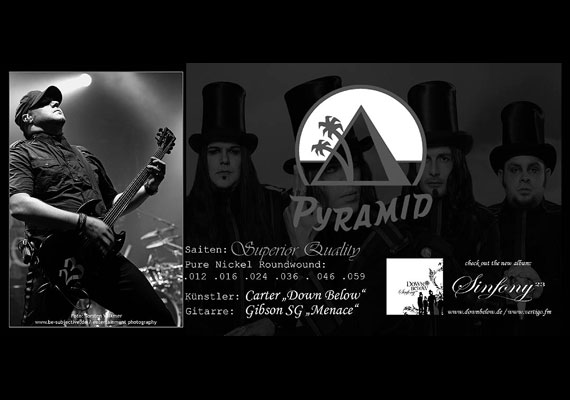 Artikel Down Below - Carter - Gibson SG 'Menace' - PYRAMID Superior Quality