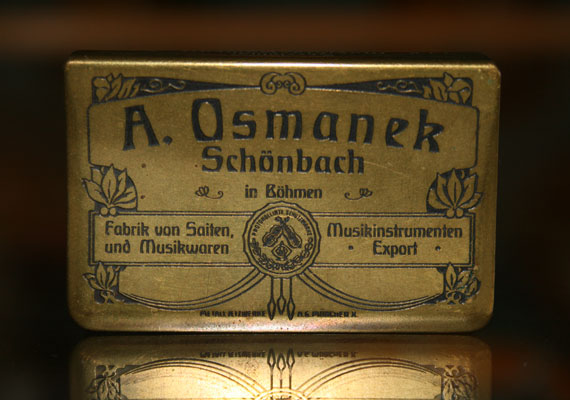 Streichholzschachtel-Etui A. Osmanek anno 1920