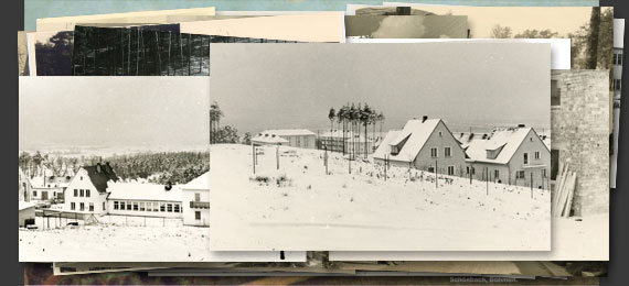 Blick auf Siedlung 1957