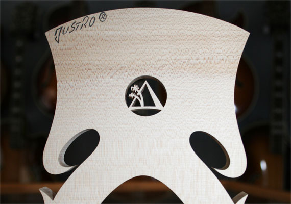 Bass-Steg mit Pyramid Logo